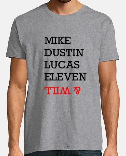 Tee-shirt stranger things - noms