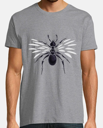 T-shirt strano astratto battenti formica