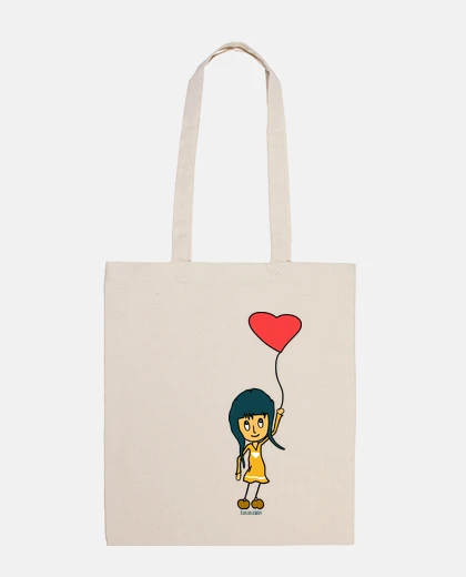 Bag strap heart