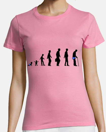 T-shirt strato di umorismo evolutivo