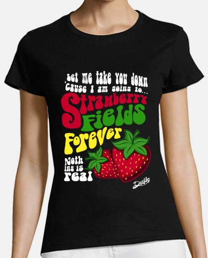 Playera STRAWBERRY FIELDS, MUJER