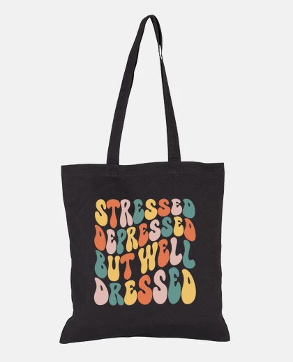 Borsa stressata depressa ma ben vestita