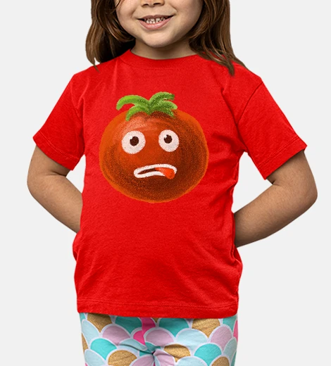 Abbigliamento stressato cartoni animati di pomodoro divertente