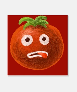 Stressed Out Cartoon Funny Tomato