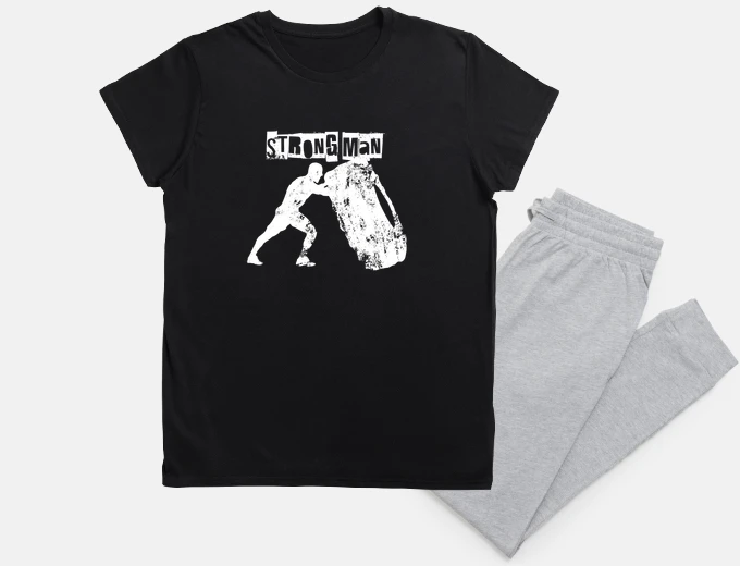Pyjama strong man
