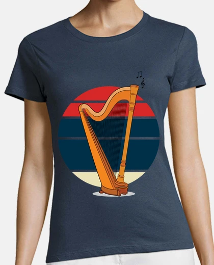 T-shirt strumento arpa