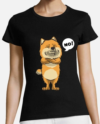 Stubborn pomeranian dog dog funny t shirt tostadora