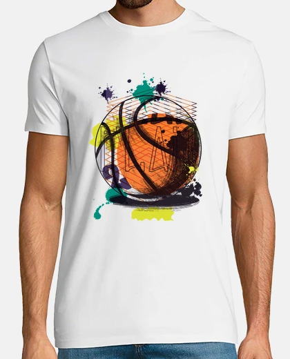 Tee-shirt style d39art sportif de joueur de baske
