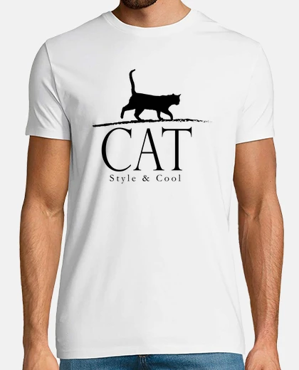 Tee-shirt style de chat et cool