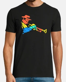 style art moderne joueur de trompette m