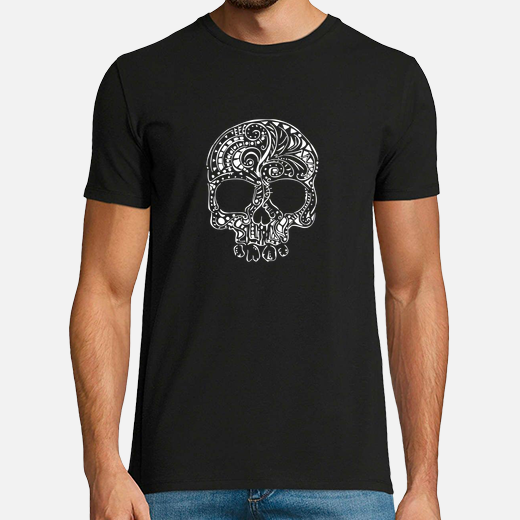 style de tatouage tribal crâne gothique t-shirt de la sonnerie des hommes