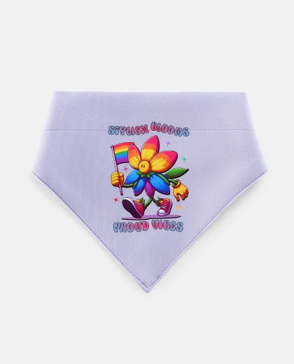 Mascotas stylish flowers , proud vibes