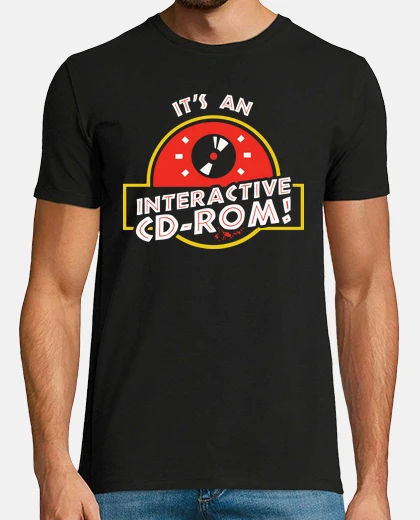 Camiseta su un cd-rom interactivo