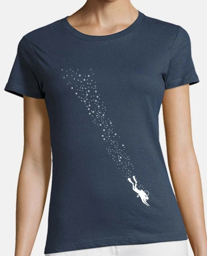 Camiseta Submarinista burbujas