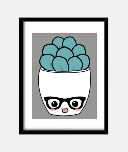 Framed succulent