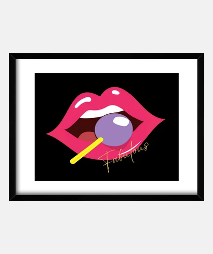 Cadre Sucette Fabulous, Cadeau original