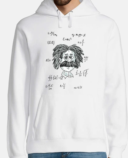 Sudadera sudadera albertito einstein hombre unisex
