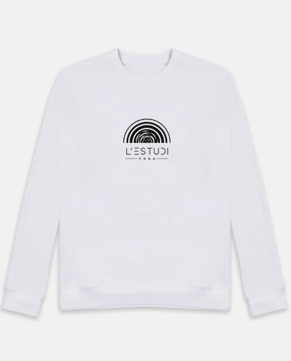 Sudadera blanca unisex