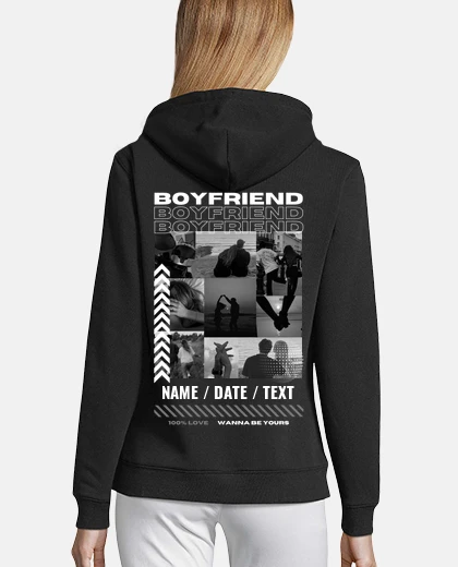 Sudadera Sudadera boyfriend foto personalizable regalos para una novia