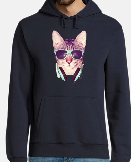Sudadera Sudadera Gato con gafas