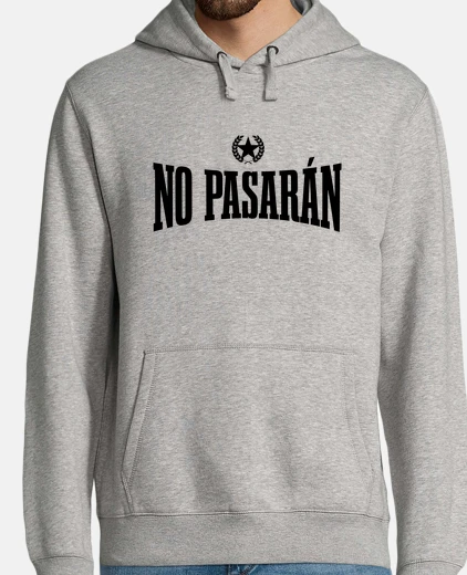 Sudadera Sudadera gris h - No pasaran negro