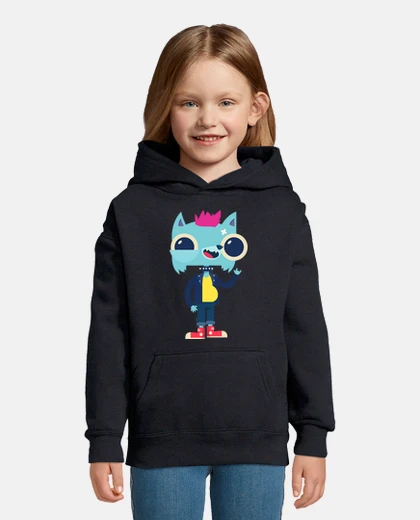 Ropa Sudadera infantil Gato punky 