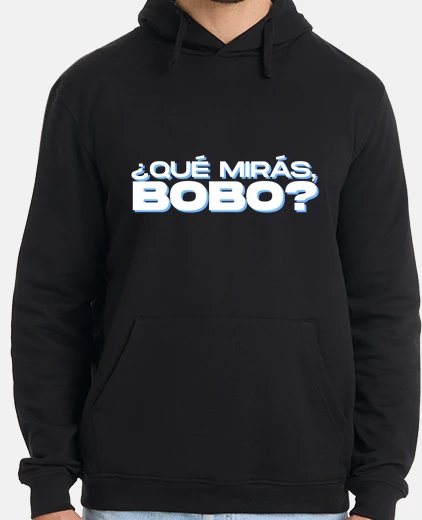 Sudadera sudadera lionel messi - qué mirás bobo - blanco y celeste - qatar 2022