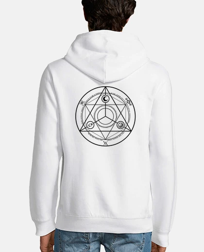 Sudadera sudadera negra de doble cara hombre