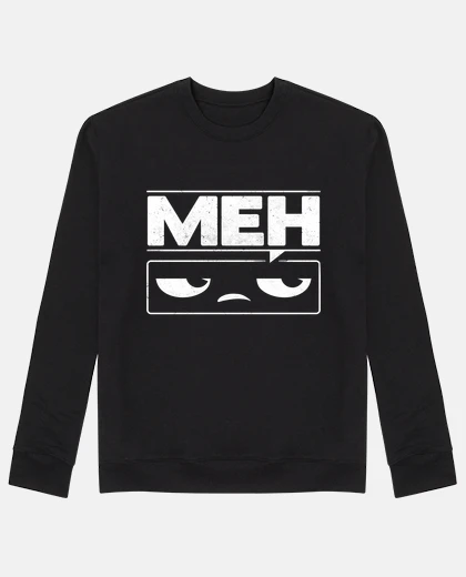 Sudadera Sudadera sin capucha, negra