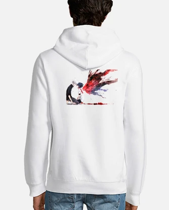 Sudadera tokyo ghoul kaneki con capucha bl. laTostadora