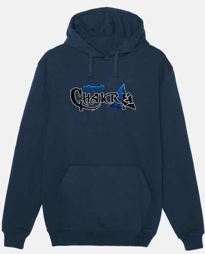 Sudadera Sudadera WowChakra logo completo Azul Neon