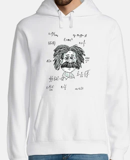 sudadera albertito einstein hombre unisex