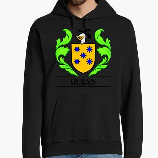 Sudadera Escudo Heraldico Del Apellido Rojas Latostadora