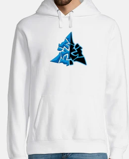 Sudadera símbolo WowChakra Azul Neon