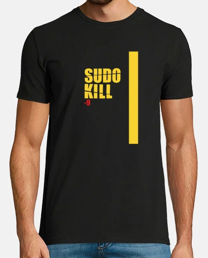 Playera Sudo Kill amarillo