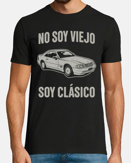 Tee-shirt suis pas vieux, suis une voiture classique mercedes voitures classiques