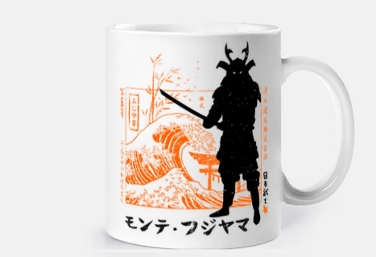 Cup summer in japan samurai