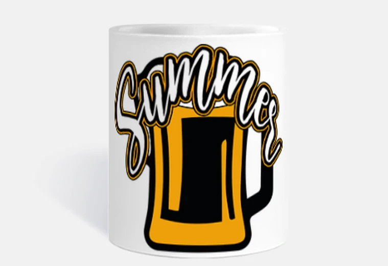 Cup summer ny orange beer mug 2