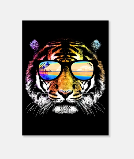Wall Summer Tiger