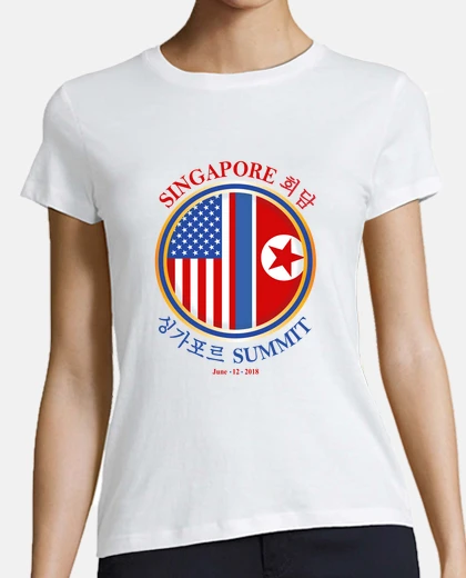 T-shirt summit di singapore-giugno 12 2018-trum
