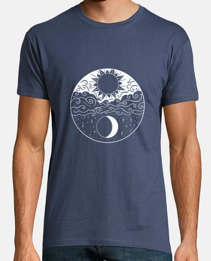T-shirt sun and moon