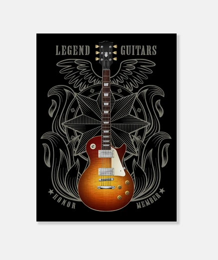Wall sunburst electric guitar