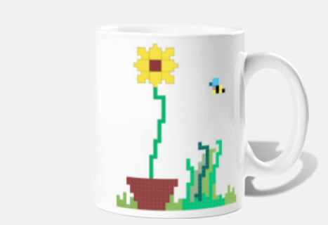 sunflower pixel-art