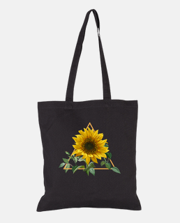 Sunflower Triangle Trellis Floral Art