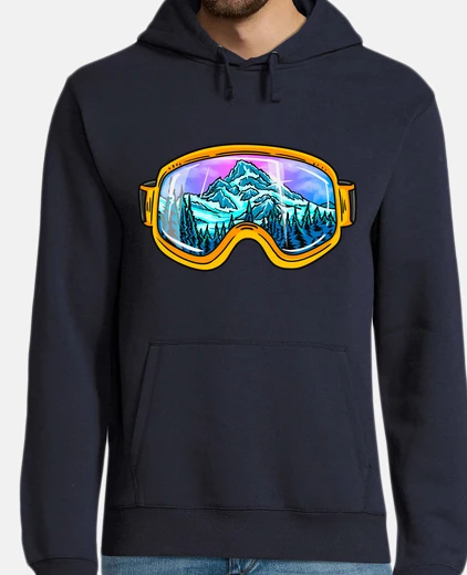 Hoodie sunglasses skier snowy mountains ski snow nature