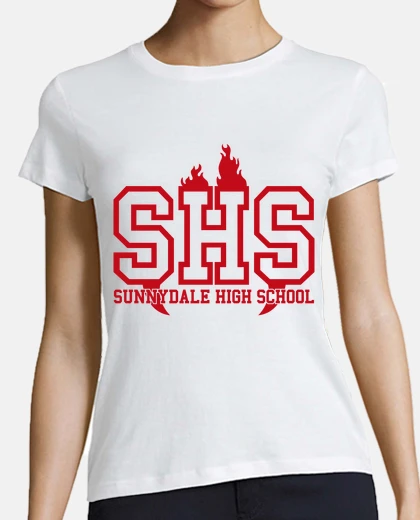 T-shirt sunnydale rosso