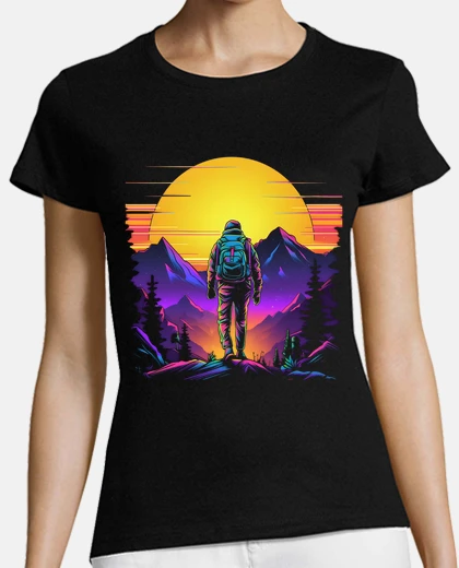 Playera sunset mountain hike