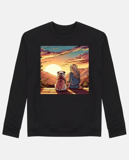 Hoodie sunset sweatshirt