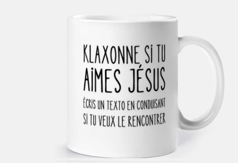 Tazza suona il clacson se ami Gesù
