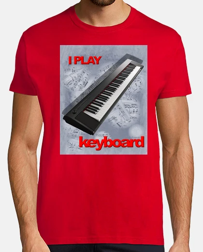 T-shirt suono la tastiera